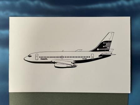 ARTWORK - BOEING 737-200 LIVERY: "Ansett." (image for) ARTWORK - BOEING 737-200 LIVERY: "Ansett."