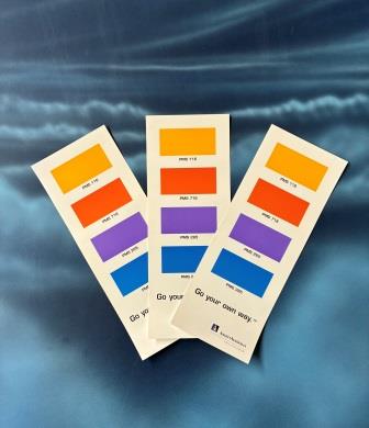 (image for) ARTWORK: "Sydney 2000 Olympics Colour Swatch Card"