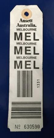 (image for) Ansett Australia. BAGGAGE TAG