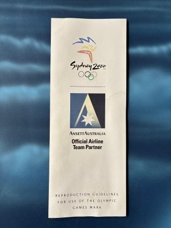 (image for) ARTWORK: "Sydney 2000 Olympics Reproduction Guidelines Brochure"