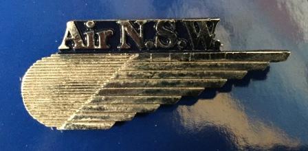 (image for) CABIN CREW WINGS: Air N.S.W (Silver) - Click Image to Close