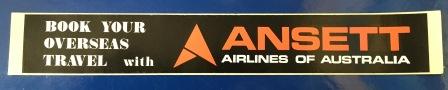 (image for) Ansett Airlines Of Australia - Sticker - Click Image to Close