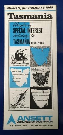 Golden Jet Holidays 1969 - Tasmania