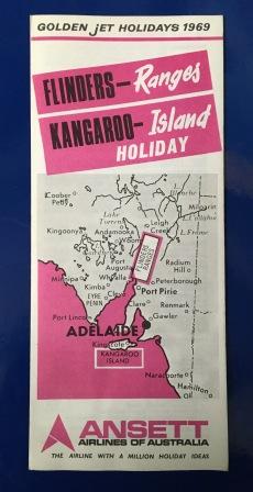 Golden Jet Holidays 1969 - Flinders Ranges / Kangaroo Is