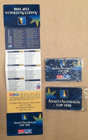 (image for) Ansett Australia Cup 1998 AFL Fixture - Click Image to Close