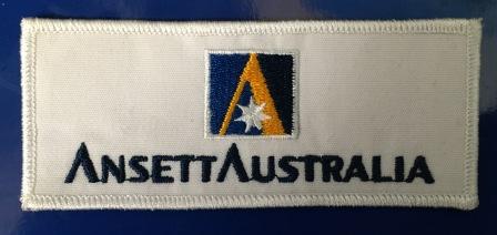 (image for) EMBROIDERED CLOTH BADGE - 100mm x 40mm - Click Image to Close