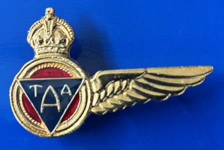 FLIGHT ENGINEER WINGS: "T.A.A. - Old Style" (image for) FLIGHT ENGINEER WINGS: "T.A.A. - Old Style"