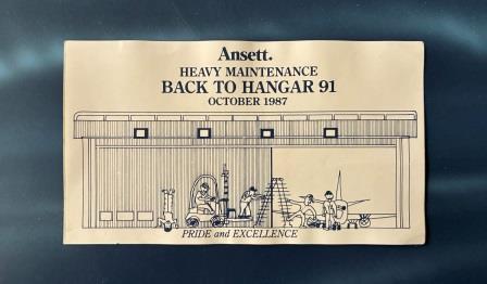 (image for) ENGINEERING STICKER: "Back To Hangar 91"