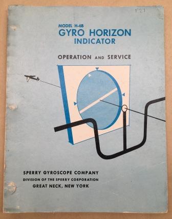 (image for) MANUAL: "Model H-6B Gyro Horizon Indicator" - Ope'n & Service - Click Image to Close