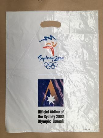 (image for) SYDNEY 2000 OLYMPICS PLASTIC CARRY BAG - Click Image to Close