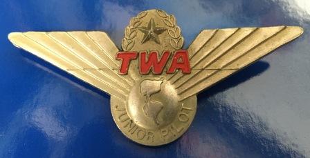 (image for) JUNIOR PILOT WINGS: "TWA" - Click Image to Close