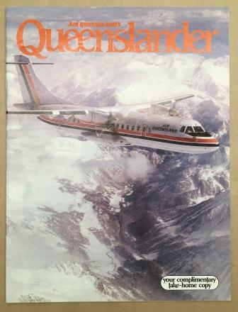 AIR QUEENSLAND: "Inflight Magazine Jun/Aug 1986"