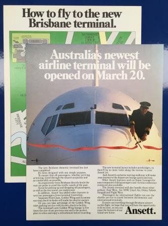 (image for) BROCHURE: "Australia's newest airline terminal - Brisbane" - Click Image to Close