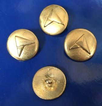 (image for) GOLD METAL ATI UNIFORM BUTTON