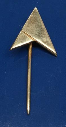 STICK PIN: "Silver Delta Logo"