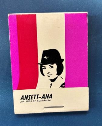 MATCHES BOOKLET: "Ansett-ANA - Susan Jones" (image for) MATCHES BOOKLET: "Ansett-ANA - Susan Jones"