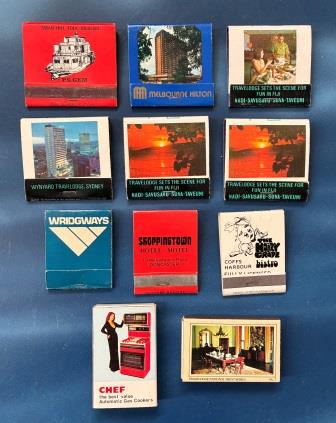 MATCHES: "Assorted Australian Booklets / Boxes x 11 (image for) MATCHES: "Assorted Australian Booklets / Boxes x 11