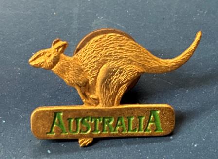 LAPEL BADGE: "Australia - Kangaroo" (image for) LAPEL BADGE: "Australia - Kangaroo"