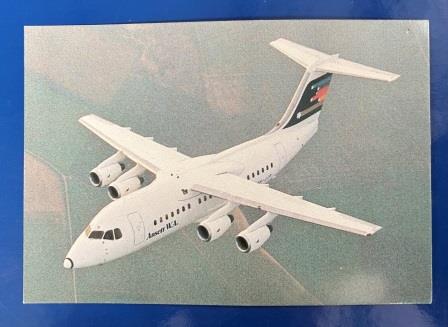 (image for) POSTCARD: "British Aerospace 146-200"