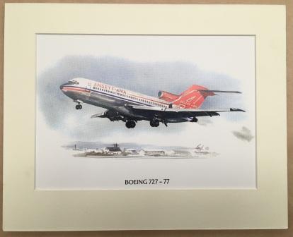 (image for) ANSETT-ANA BOEING 727-77 (VH-RME) PRINT