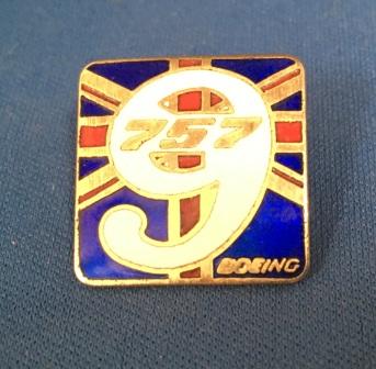 (image for) BOEING: "B757 Lapel Badge" - Click Image to Close