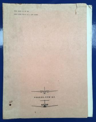 MANUAL: "Fokker F27-500 Cable & Component Coding" (image for) MANUAL: "Fokker F27-500 Cable & Component Coding"