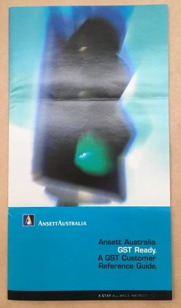 BROCHURE: "A GST Customer Reference Guide" (image for) BROCHURE: "A GST Customer Reference Guide"