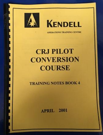 CRJ PILOT CONVERSION COURSE TRAINING NOTES BOOK 4