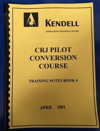 (image for) CRJ PILOT CONVERSION COURSE TRAINING NOTES BOOK 4 - Click Image to Close