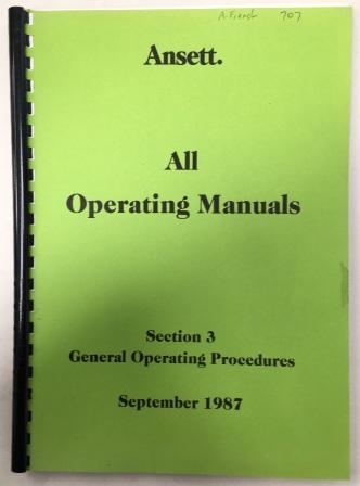 MANUAL: "All Operating Manuals" (image for) MANUAL: "All Operating Manuals"