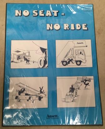 (image for) Ansett. Safety Department Poster