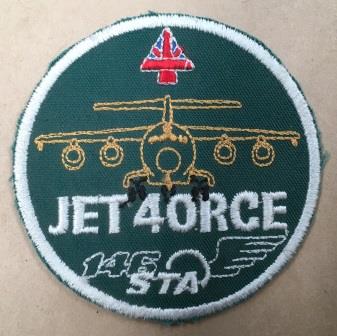 BRITISH AEROSPACE JET 4ORCE: "Embroidered Cloth Badge" - Click Image to Close