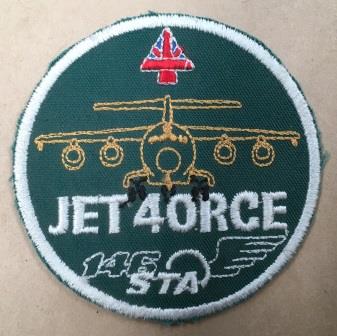 (image for) BRITISH AEROSPACE JET 4ORCE: "Embroidered Cloth Badge" - Click Image to Close