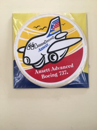 Ansett. Advanced Boeing 737 Sticker