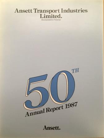 (image for) ANNUAL REPORT 1987