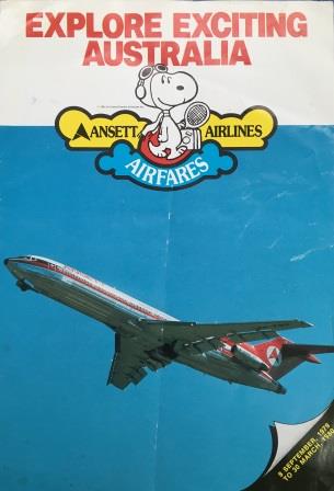 (image for) Ansett Airlines of Australia - "Explore Exciting Aust Airfares"