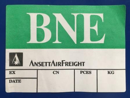 AAF: "Used Brisbane Destination Sticker" (image for) AAF: "Used Brisbane Destination Sticker"