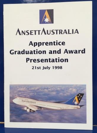 BOOKLET: "Apprentice Graduation and Award Presentation 1998"
