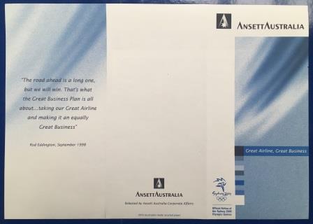 BROCHURE: "Great Airline, Great Business"