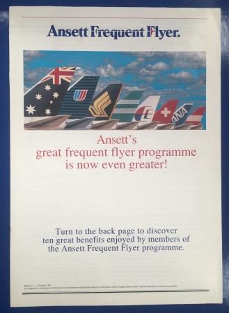 (image for) Ansett Frequent Flyer Booklet - Edition 3 - Click Image to Close