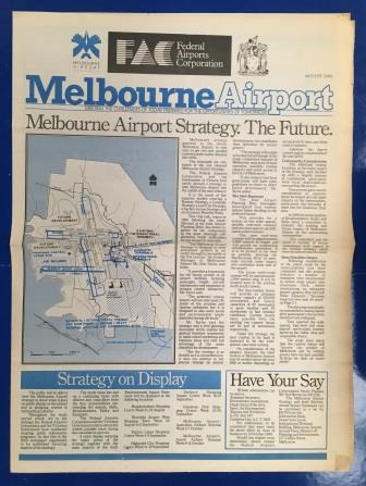 (image for) MELBOURNE AIRPORT: "10th Anniversary Newspaper"