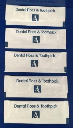 (image for) SACHET: "Dental Floss & Toothpick" - Click Image to Close