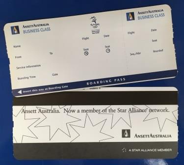 (image for) BOARDING PASS: "Ansett Australia / Sydney Olympics Logo"