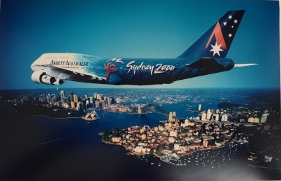 (image for) PHOTOGRAPHIC PRINT: "B747-300 Olympic"