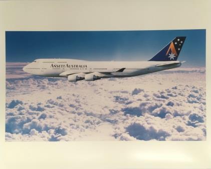 (image for) PHOTOGRAPHIC PRINT: "B747-412 VH-ANA" - Click Image to Close