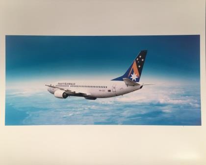 (image for) PHOTOGRAPHIC PRINT: "B737-377 VH-CZC"