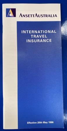 (image for) BOOKLET: "International Travel Insurance"