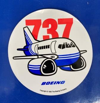 (image for) BOEING: "737 Sticker" - Click Image to Close