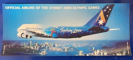 (image for) STICKER: "Boeing 747-300 Olympic" - Click Image to Close