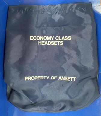 (image for) ECONOMY CLASS HEADSETS BAG - Click Image to Close